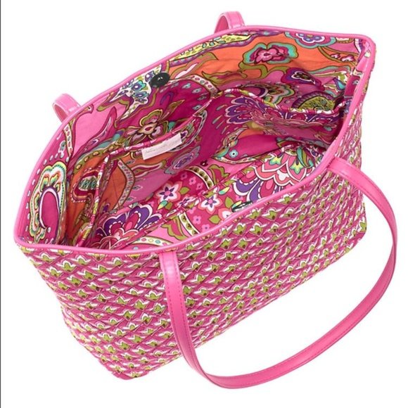 VERA BRADLEY DAY TOTE IN PETITE PINK - Picture 4 of 10